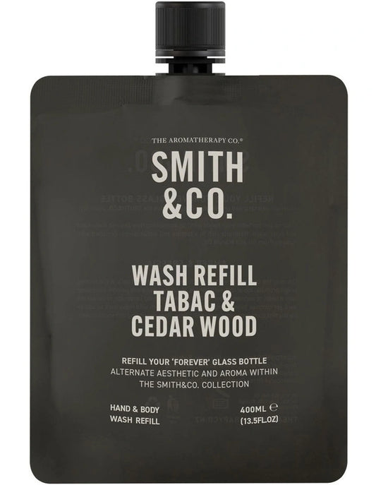 Smith & Co. - Hand & Body Wash - Tabac & Cedarwood Refill