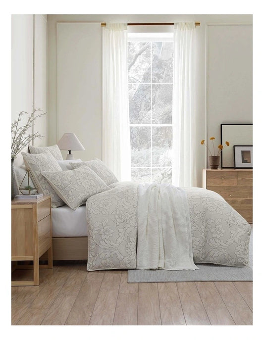 Fleur Ink Quilt Cover Set Queen