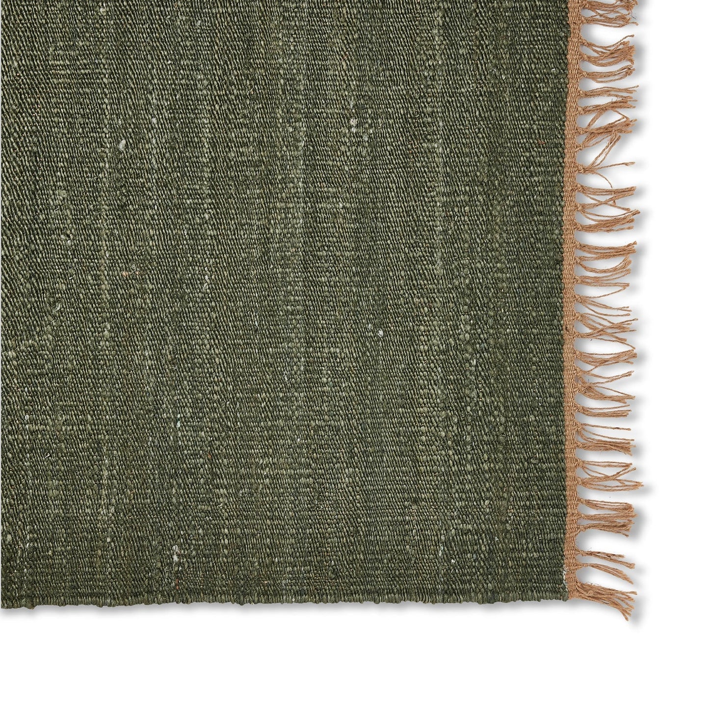 Olinda Olive Jute Runner Olive