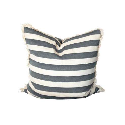 Bold Stripe Cushion 60X60 Dark Slate
