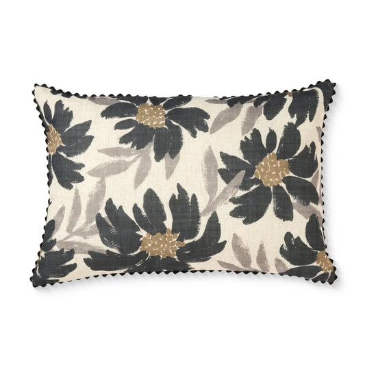 Eve Black & Tan 40x60 Cushion