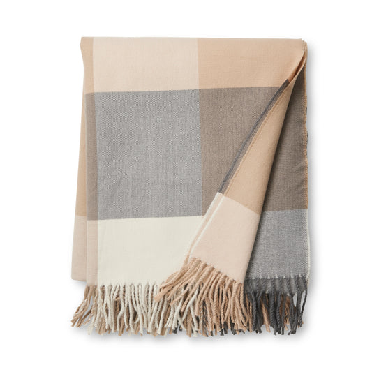 Coming Son - Harley Neutral/Charcoal Throw