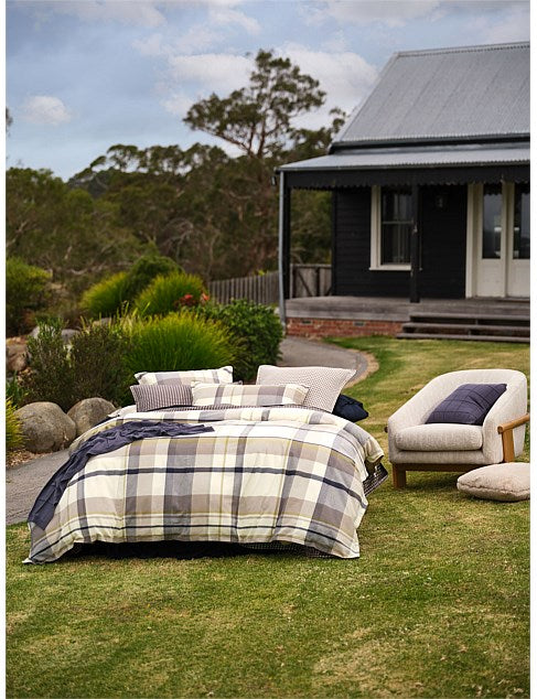 Lennon Stripe Quilt Cover Set Double