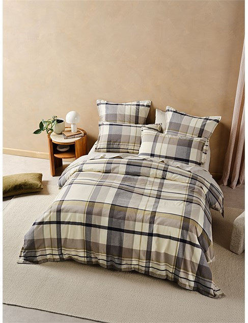 Lennon Stripe Quilt Cover Set Double