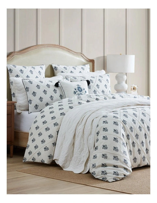 Private Collection Bellevue Quilt Cover Set White