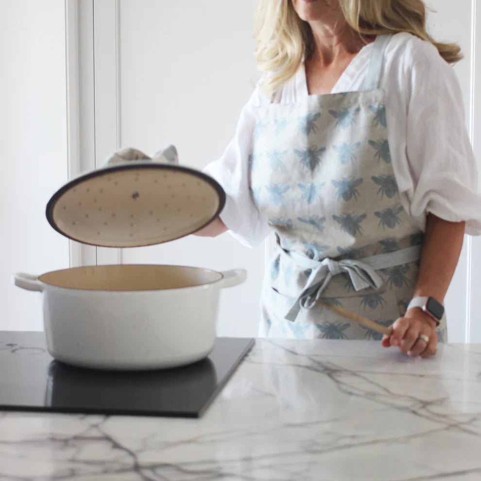 Honey Bee Blue Haze Apron