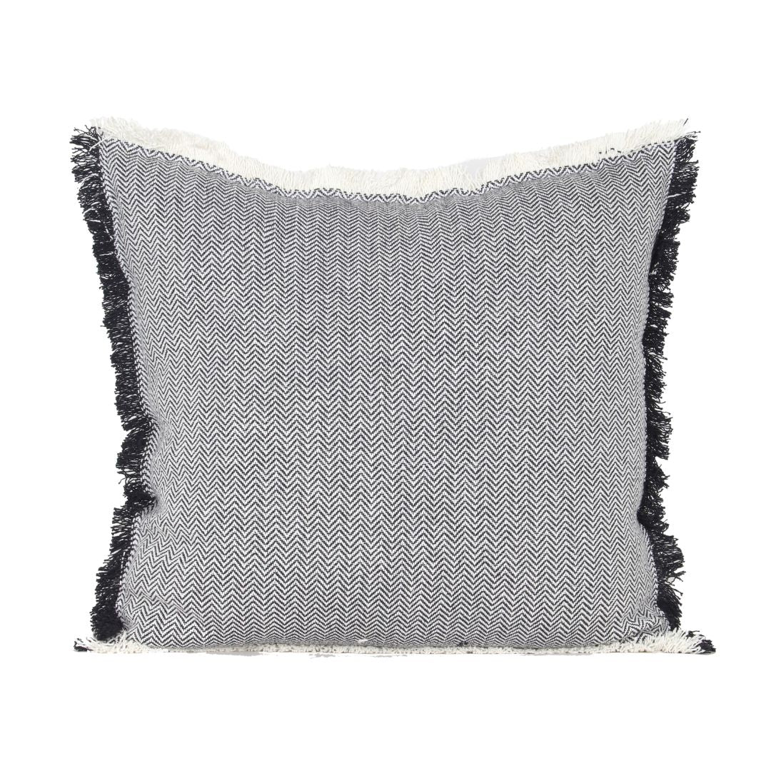 Herringbone Heavy Cushion 60X60 Dark Slate