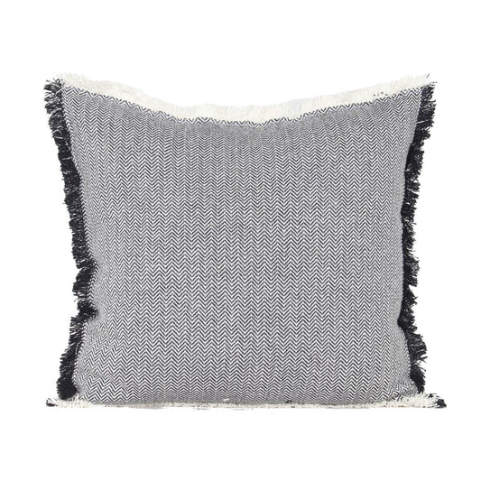 Herringbone Heavy Cushion 60X60 Dark Slate