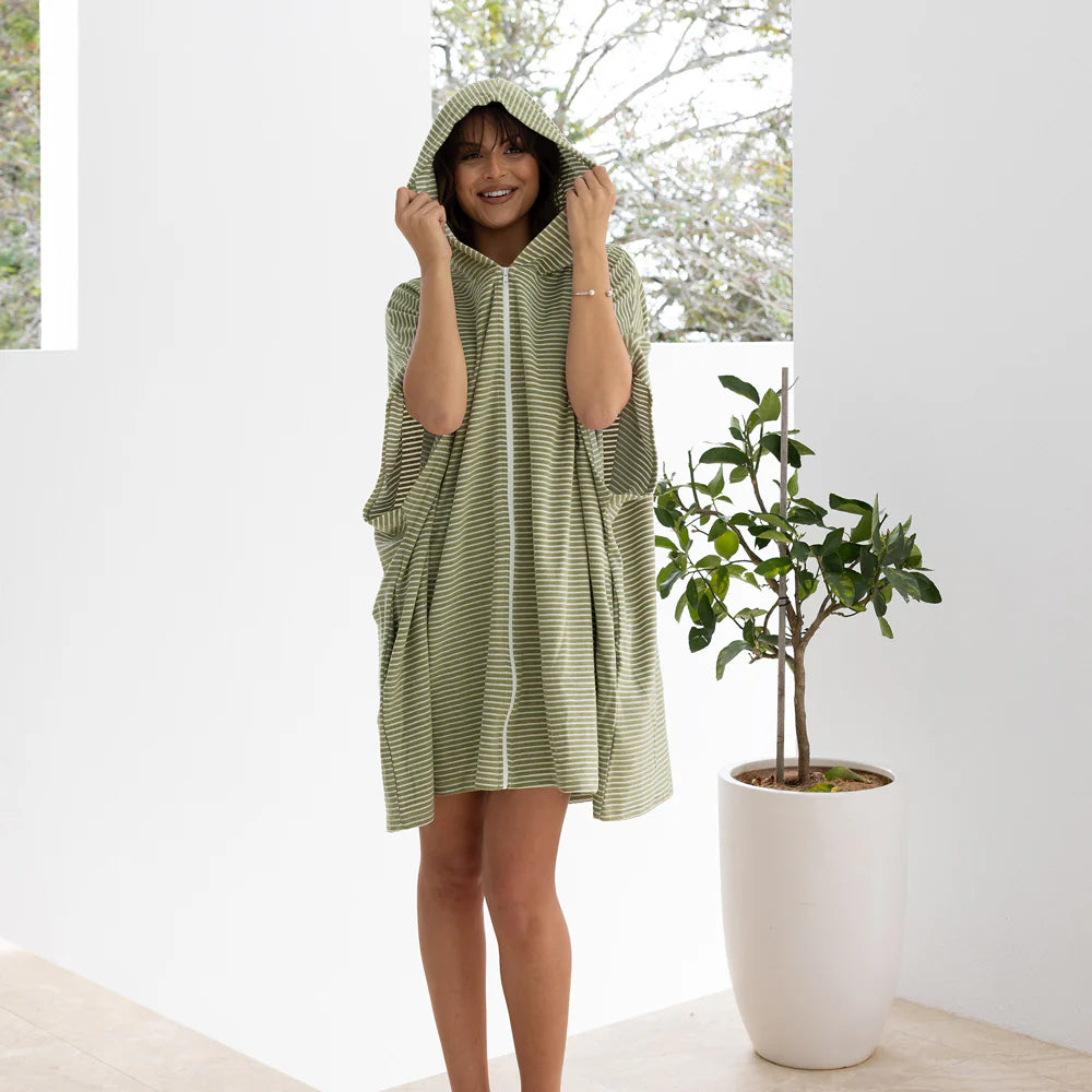 Zip Front Poncho