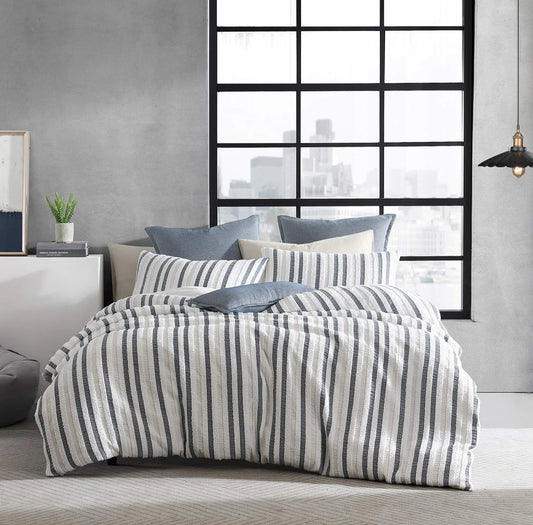 Boston White Super King Quilt Cover Set