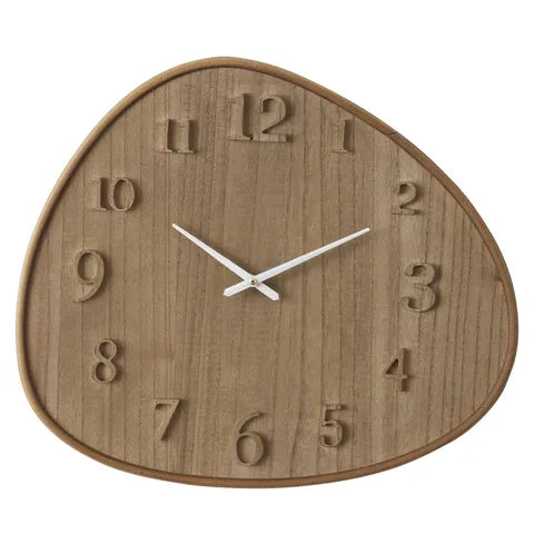 Brunswick Wood Clock50x43cm Natural