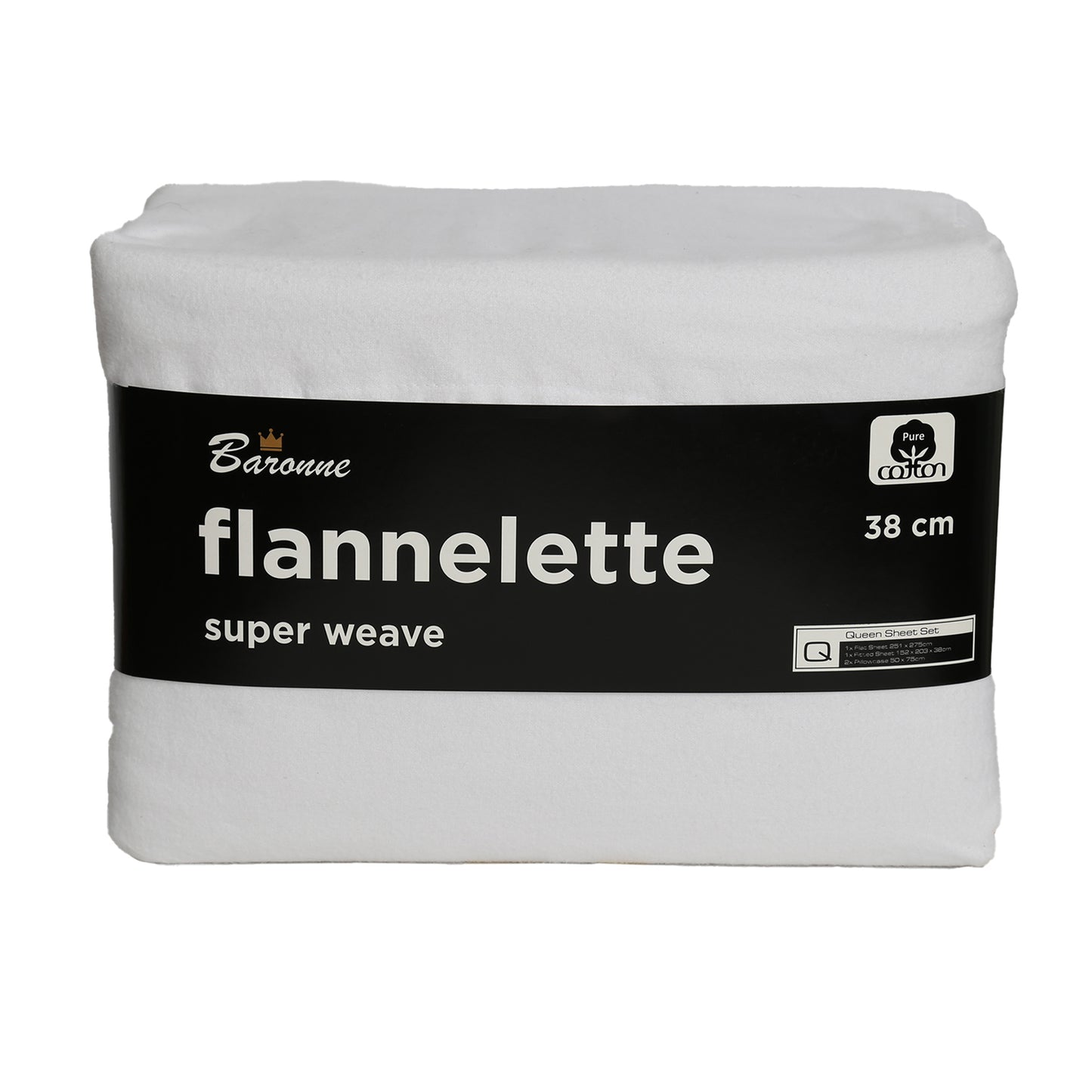 Baronne Super Weave Flannelette Sheets