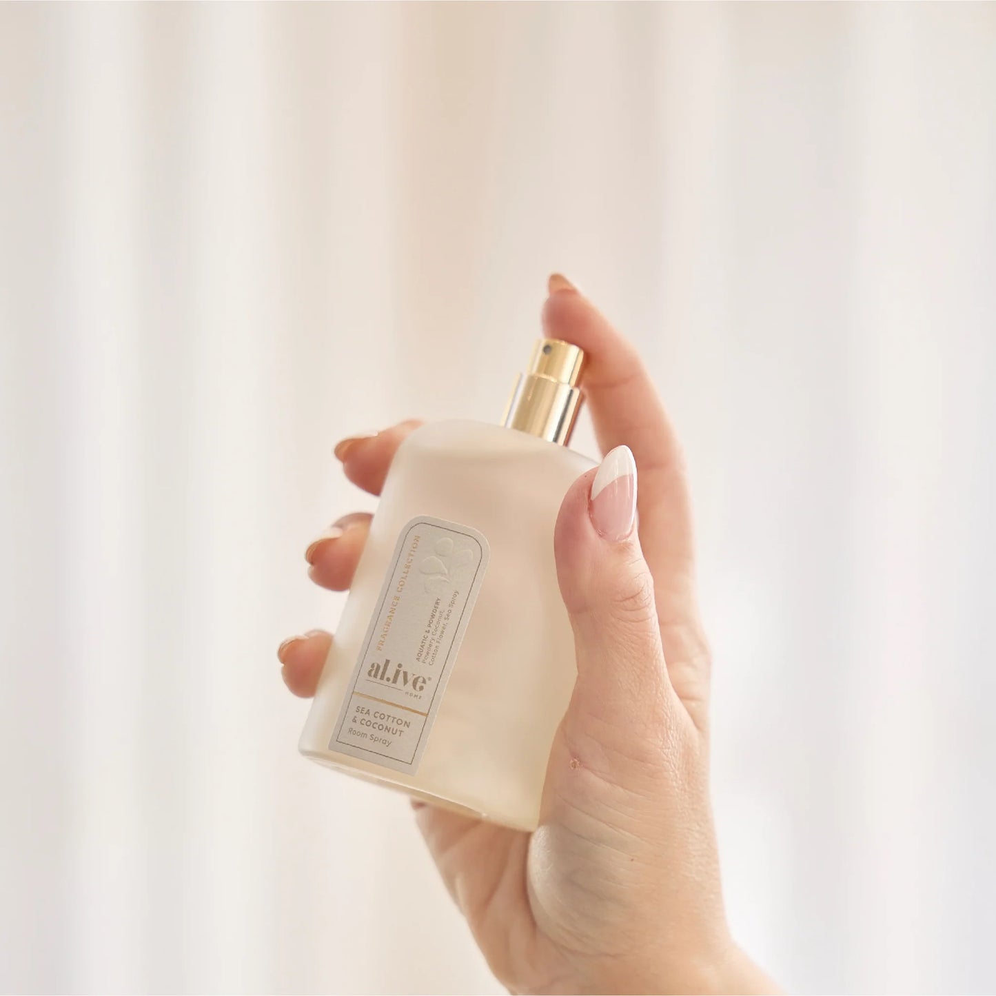 al.ive Sea Cotton & Coconut Soy Room Spray