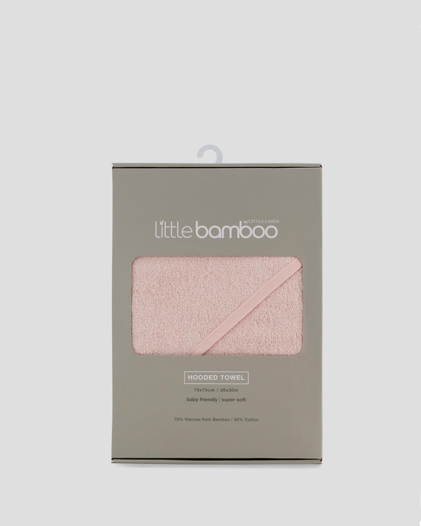 Little Bamboo Hooded Towel. Available in 3 colours
