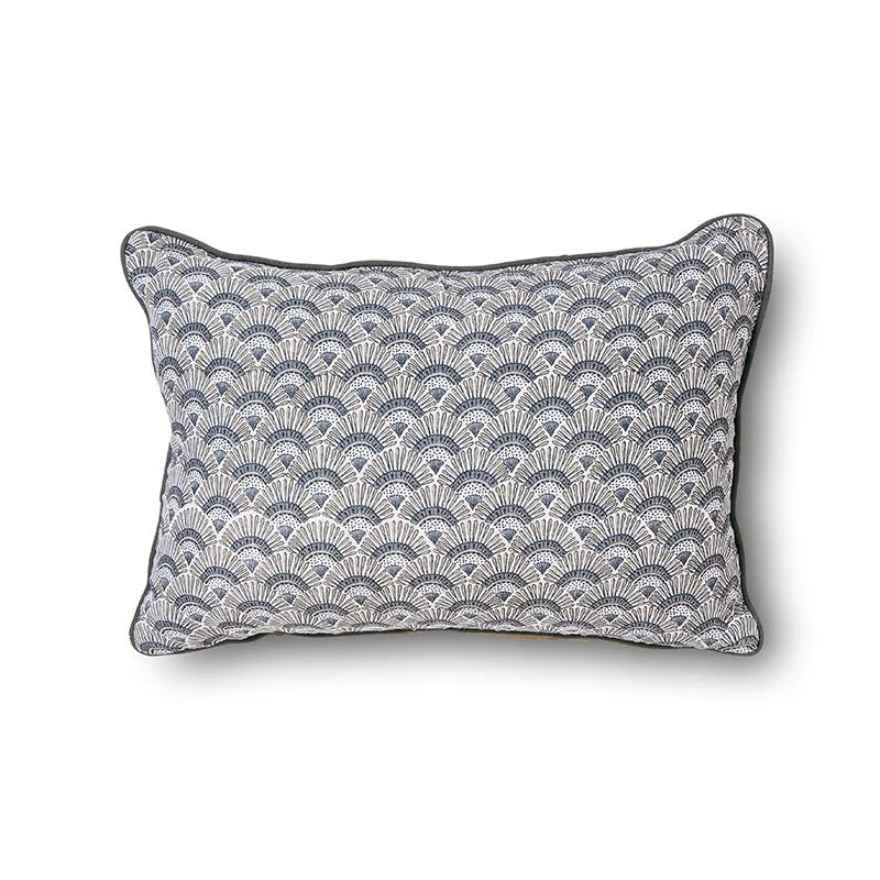 Annika Lumbar Linen Cushion Storm