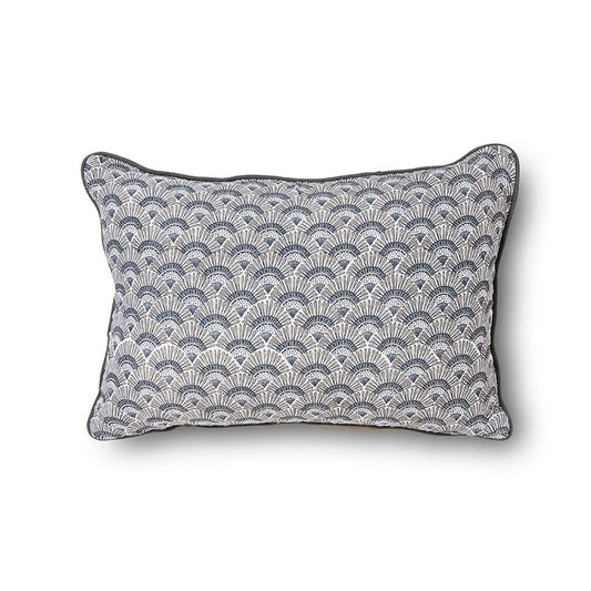 Annika Lumbar Linen Cushion Storm