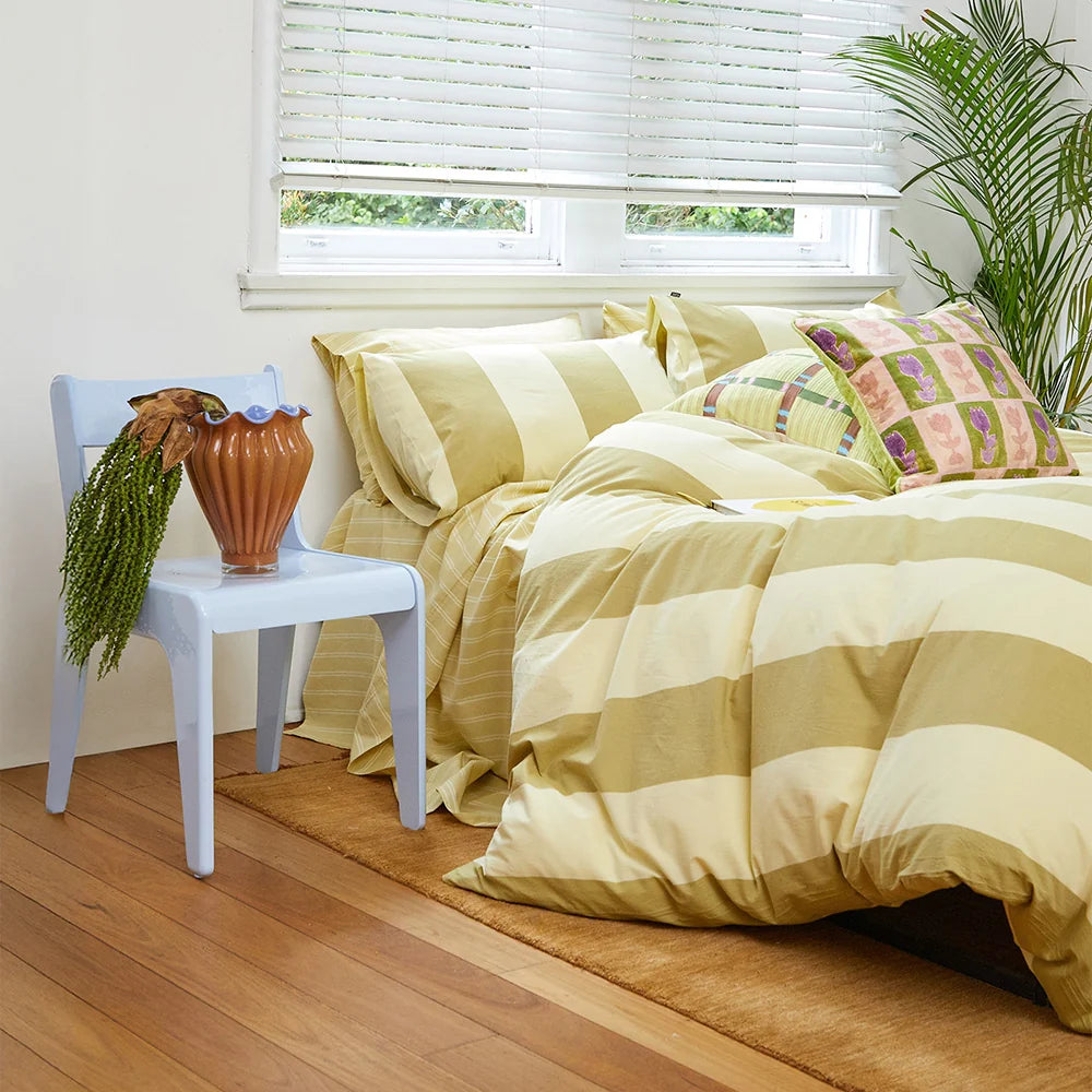 Breeze Lime Quilt Cover Set