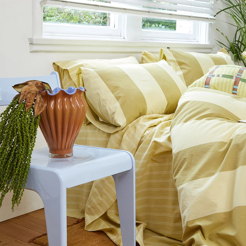 Breeze Lime Quilt Cover Set