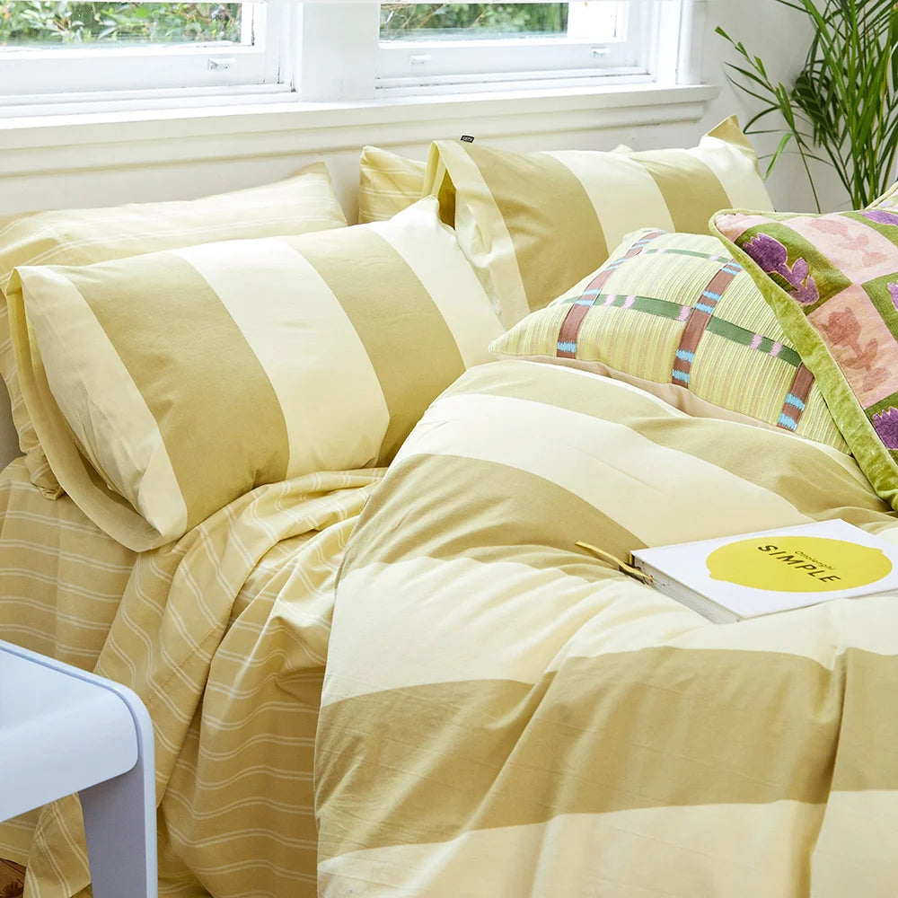 Breeze Lime Quilt Cover Set