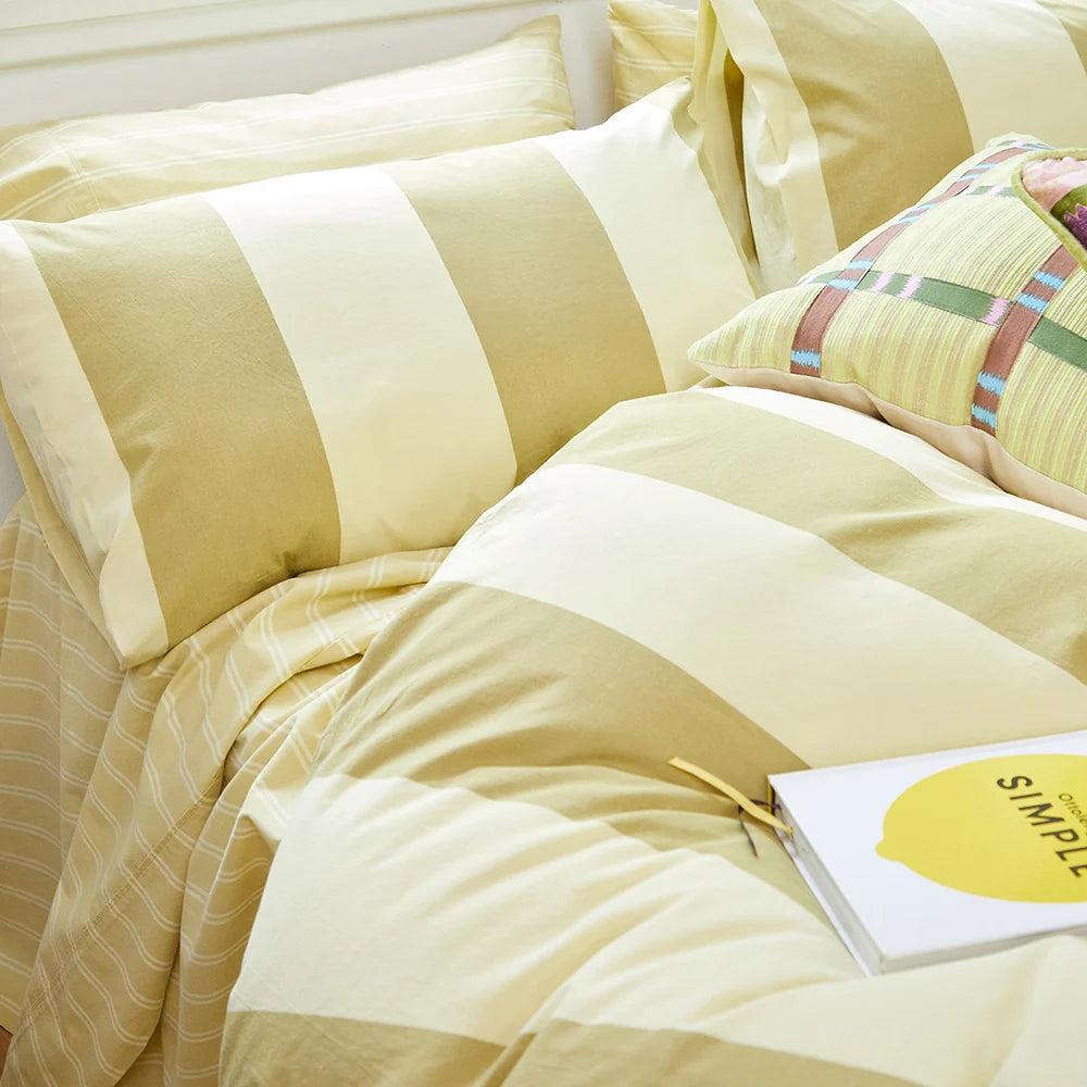 Breeze Lime Quilt Cover Set