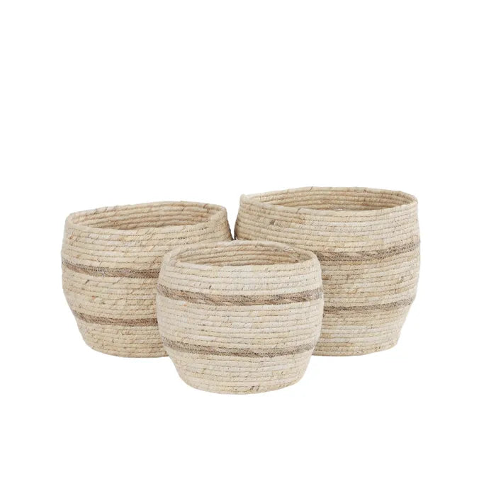 Kora Maize Baskets Natural Large