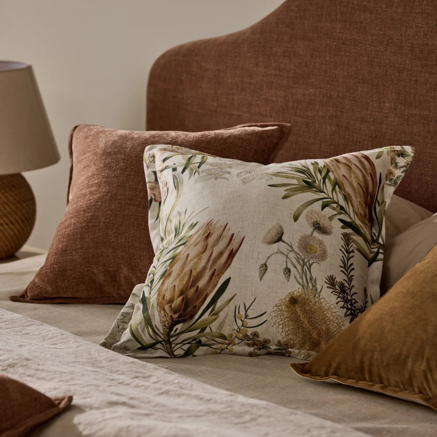 Native Garden Rust Cushion