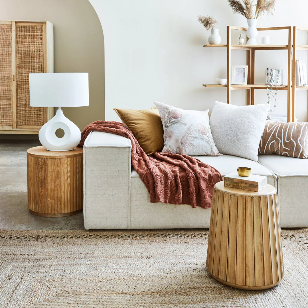 Mira Velvet Cushion Toffee