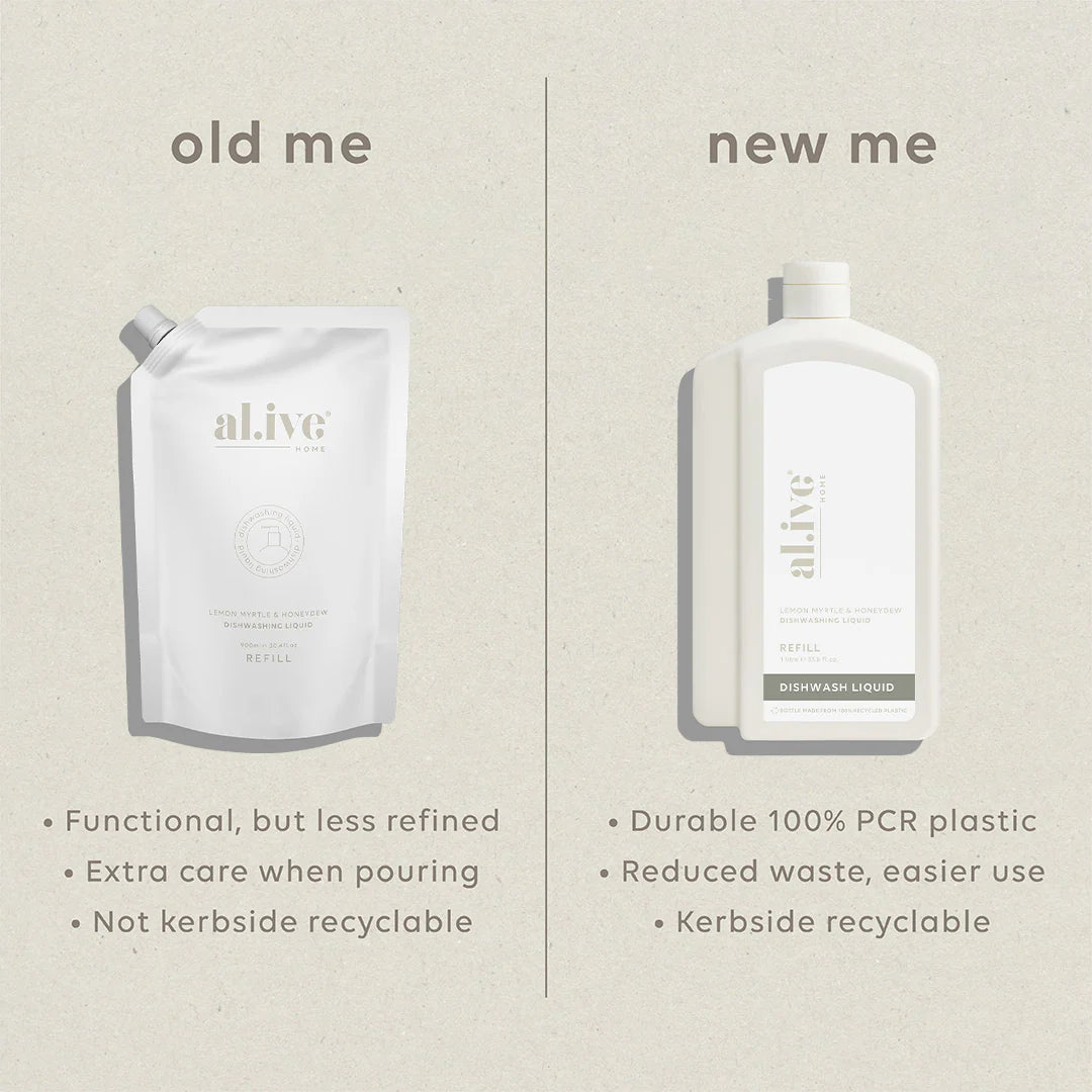 Dish wash refill - Lemon Myrtle & Honeydew