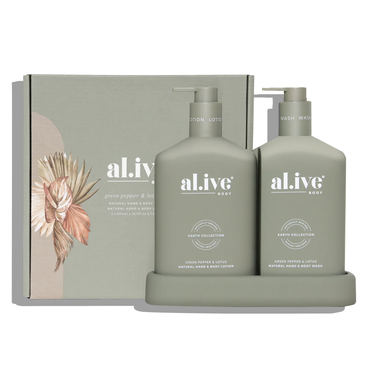 al.ive Wash & Lotion Duo - Green Pepper & Lotus