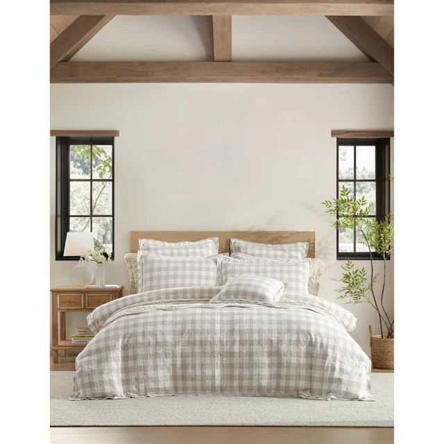 Private Collection Waverley Quilt Cover Set Stone