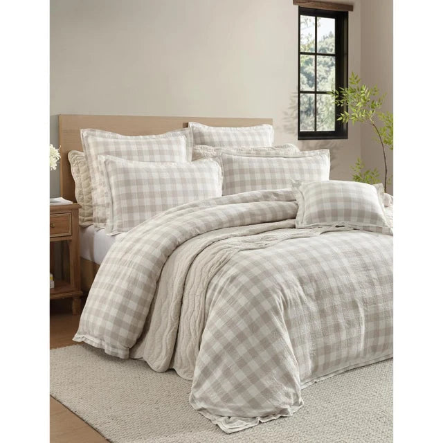 Private Collection Waverley Quilt Cover Set Stone