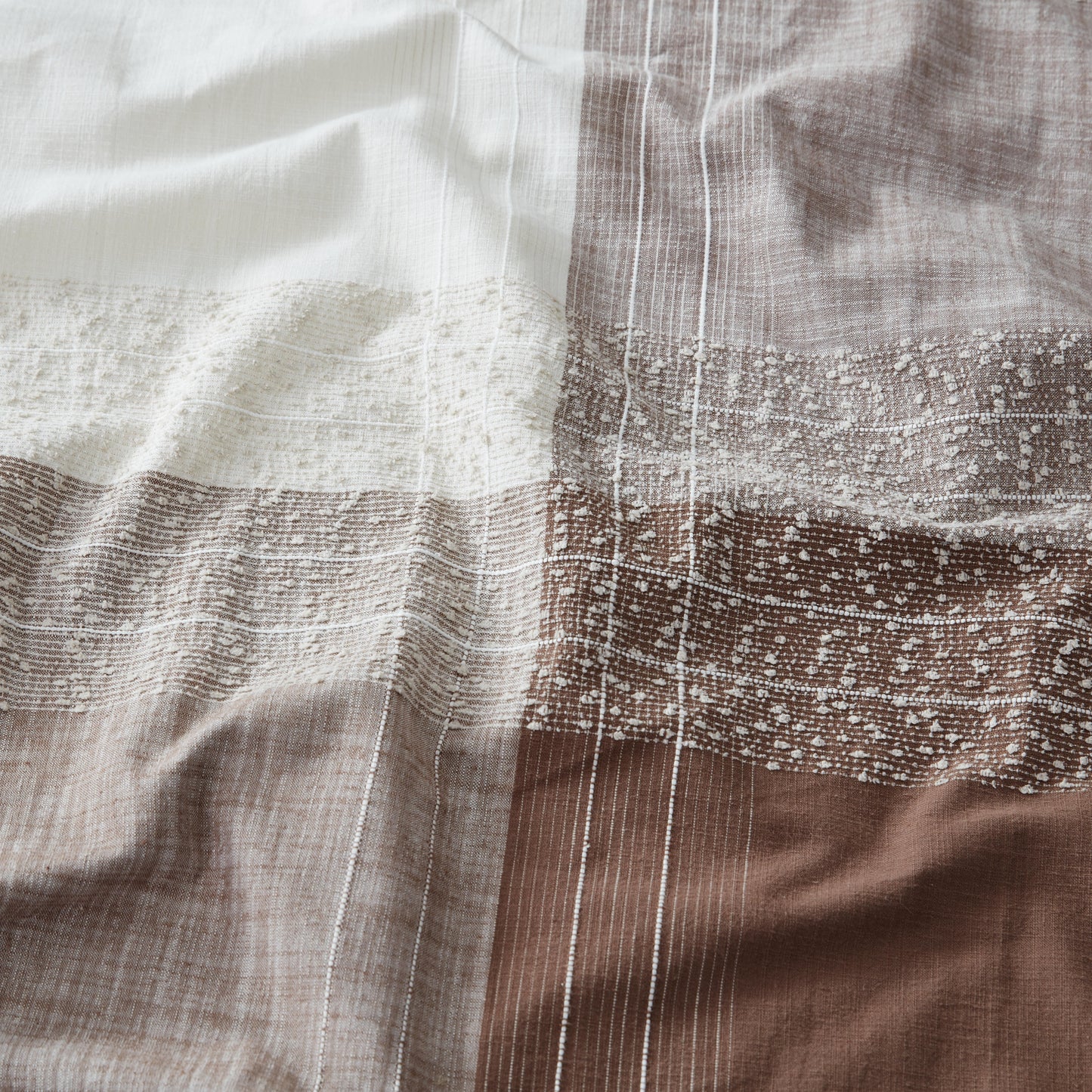 Heritage Quilt Cover set Coffee
