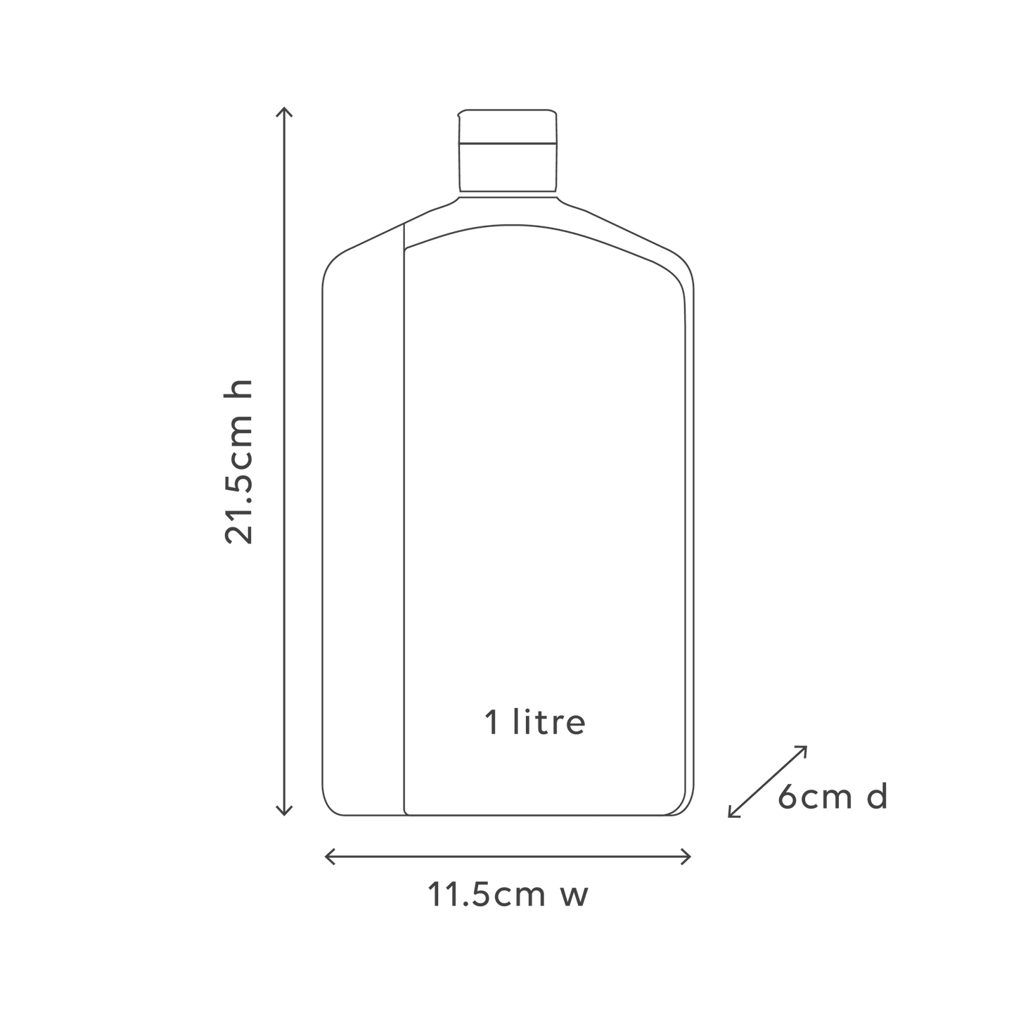 al.ive Bench Spray refill 1l Lemon & Pomegranate