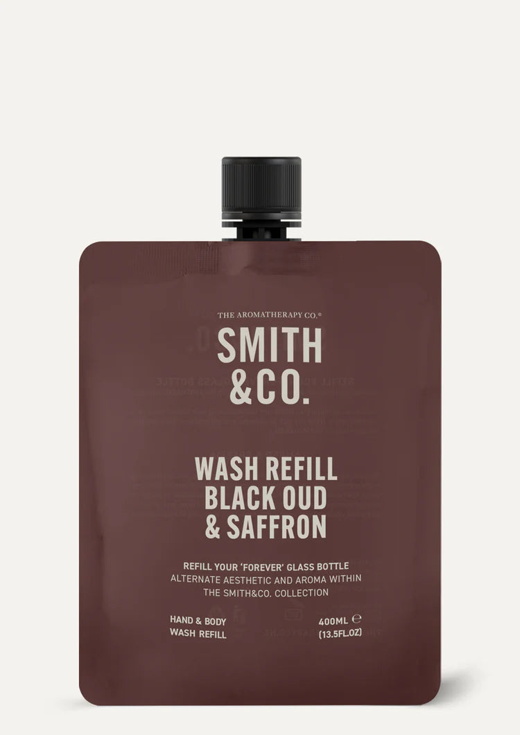 Smith & Co. - Hand & Body Wash - Black Oud & Saffron Refill