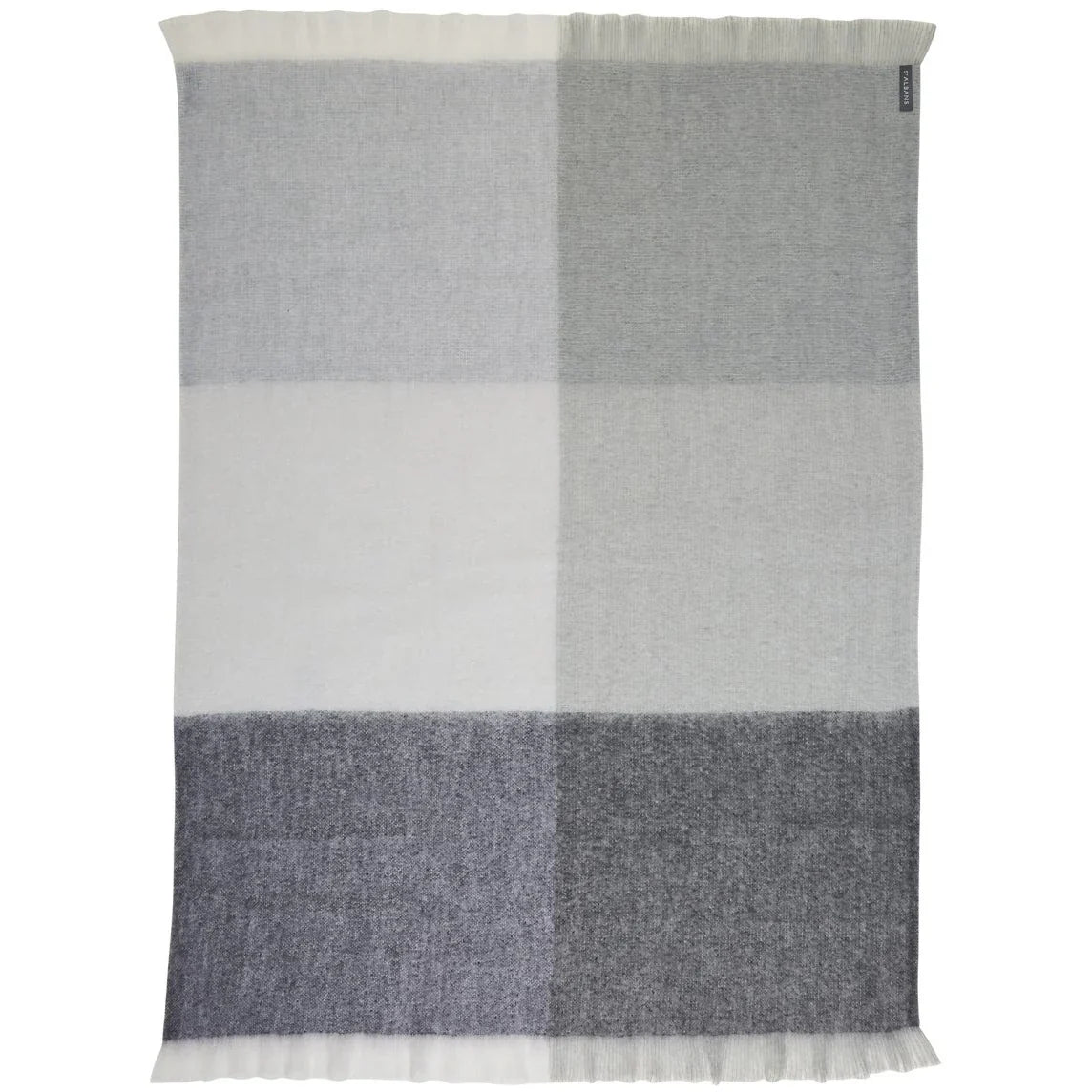St Albans Mohair Throw Ghost