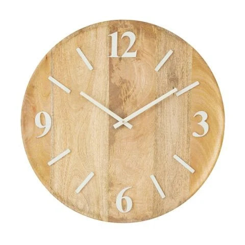 Turner Wood Clock 50cm