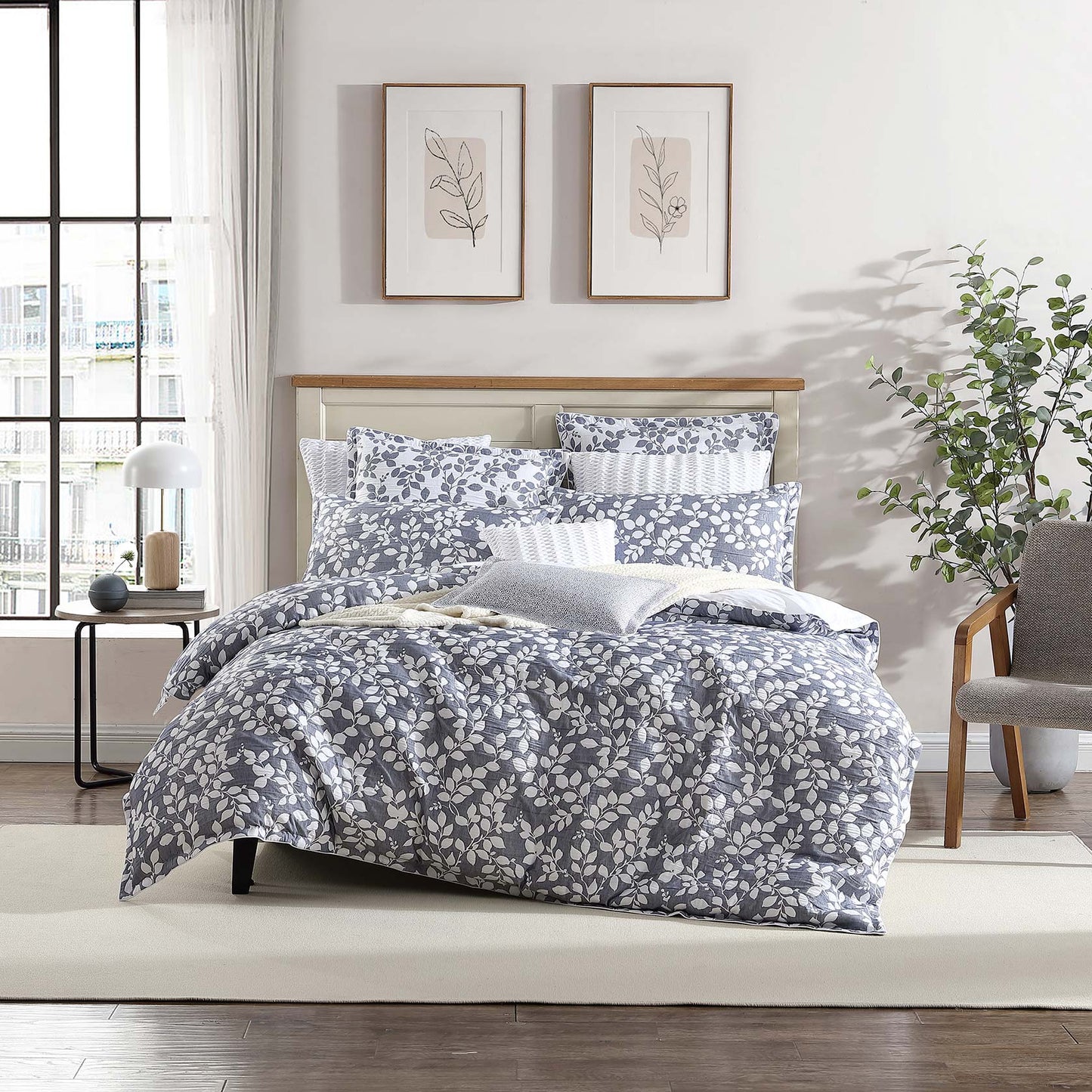 Wynter Navy SUPER KING Q C SET