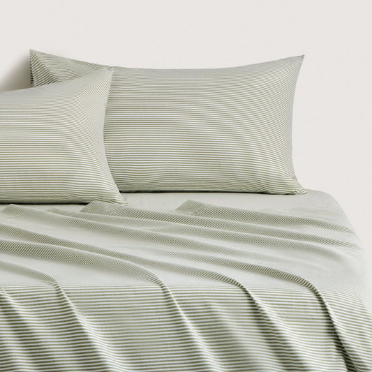 Sheridan Lenny Flannelette Sheet Set Sage