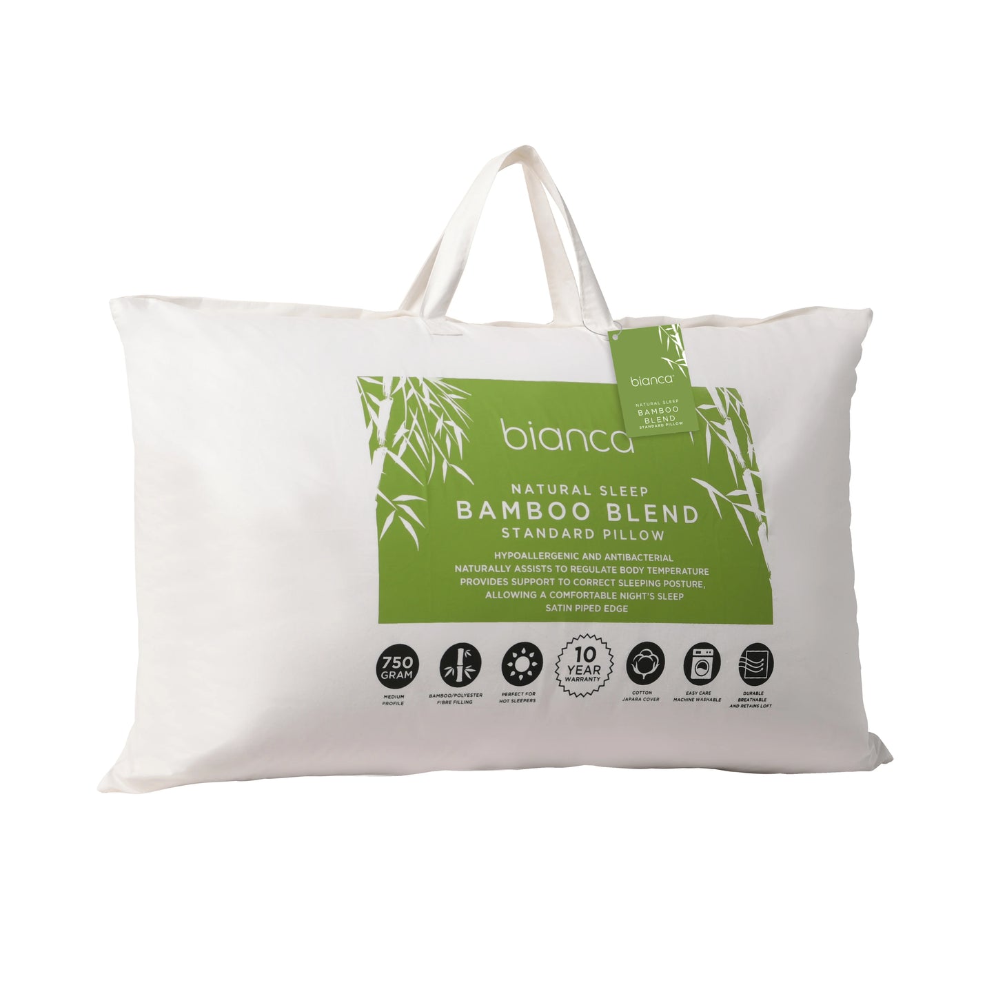 Natural Sleep Bamboo Blend Standard Pillow