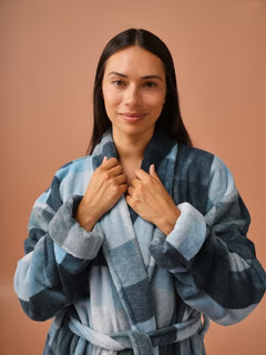Plush Alec Navy Robe