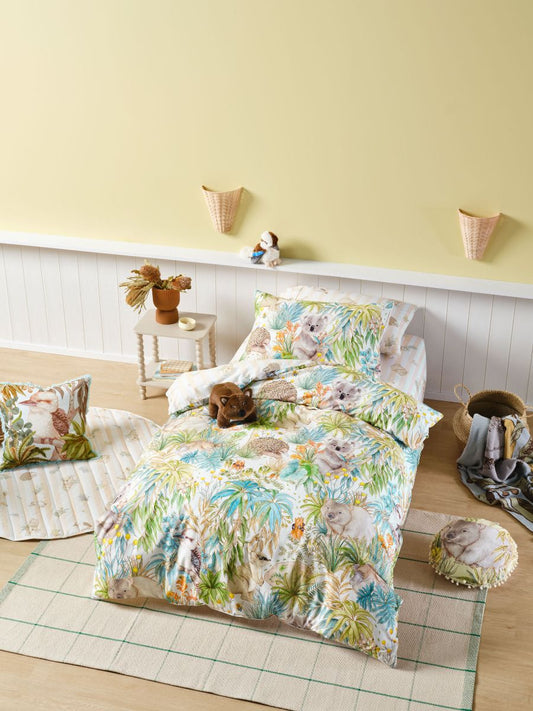 Gum Leaf Gully Green Quilt Cover Set