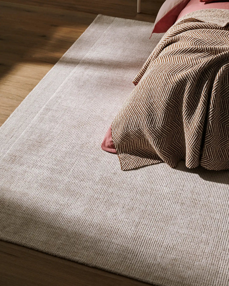 Travertine Rug | Buff