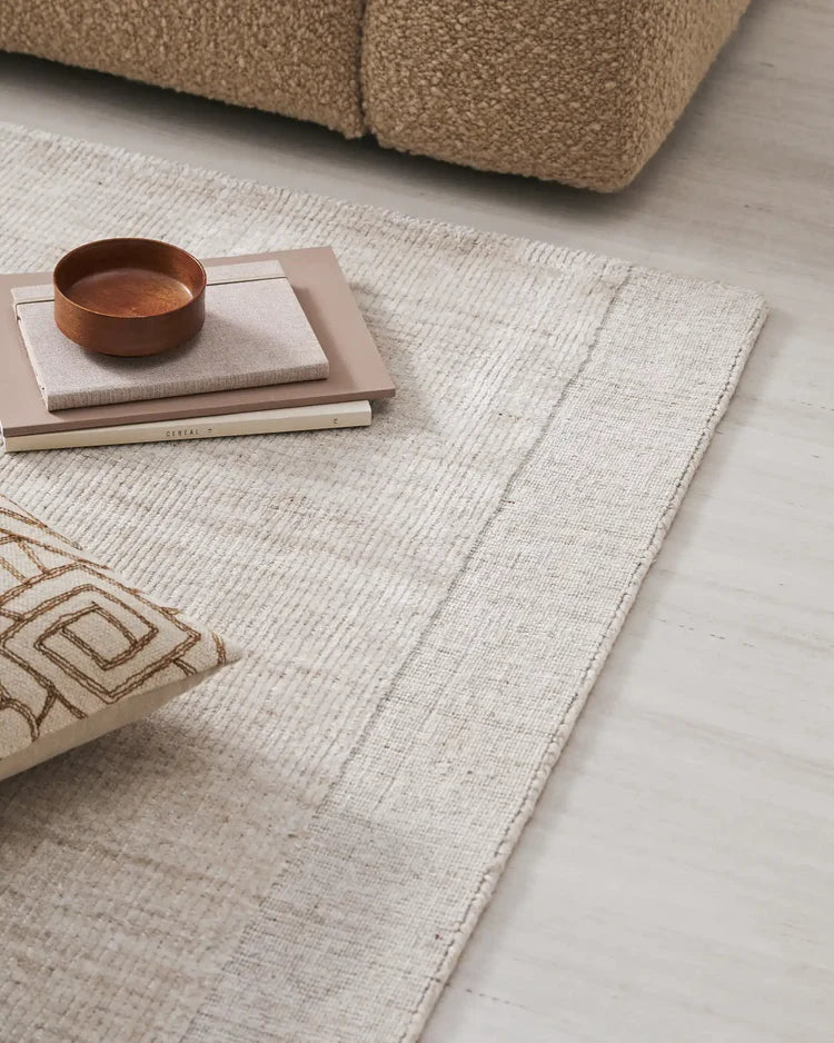 Travertine Rug | Buff