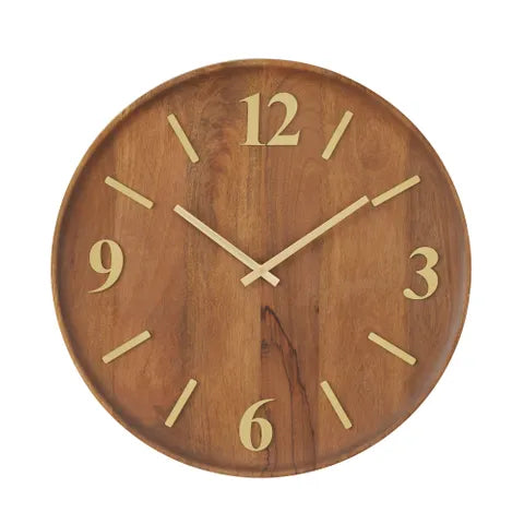 Turner Wood Clock 50cm